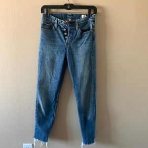 Levi’s demin mom jeans high rise straight leg